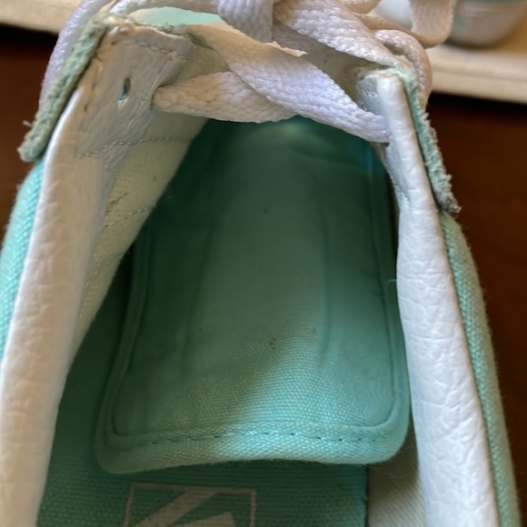 Vans Old Skool Aruba blue tiff white sneakers shoes women’s sz 8 men’s sz 6.5 - Picture 6 of 12